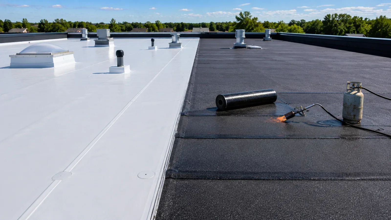 Commercial Heat and UV Roof Damage Repair
