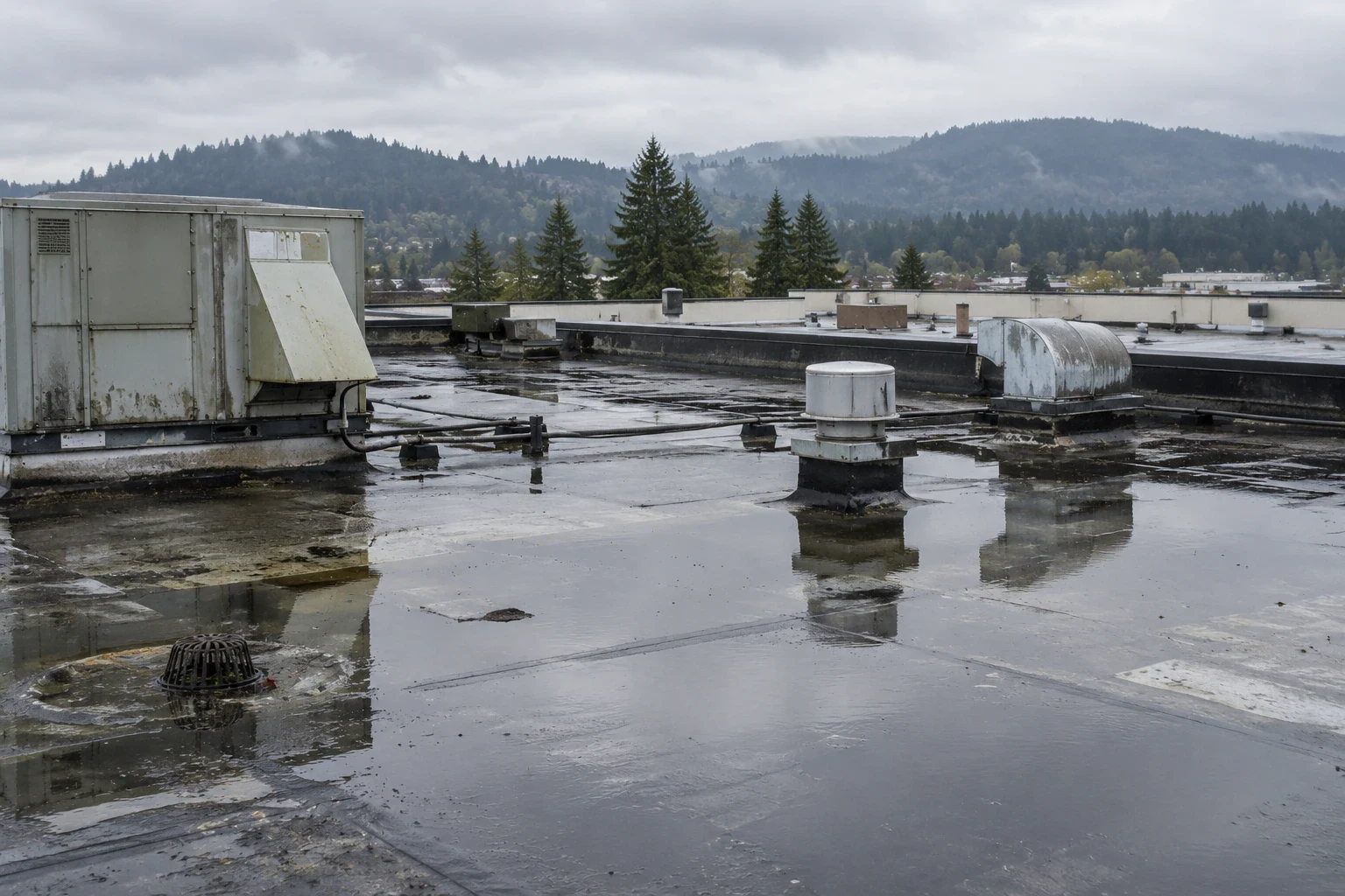 Commercial Fire Damage Roof Repair
