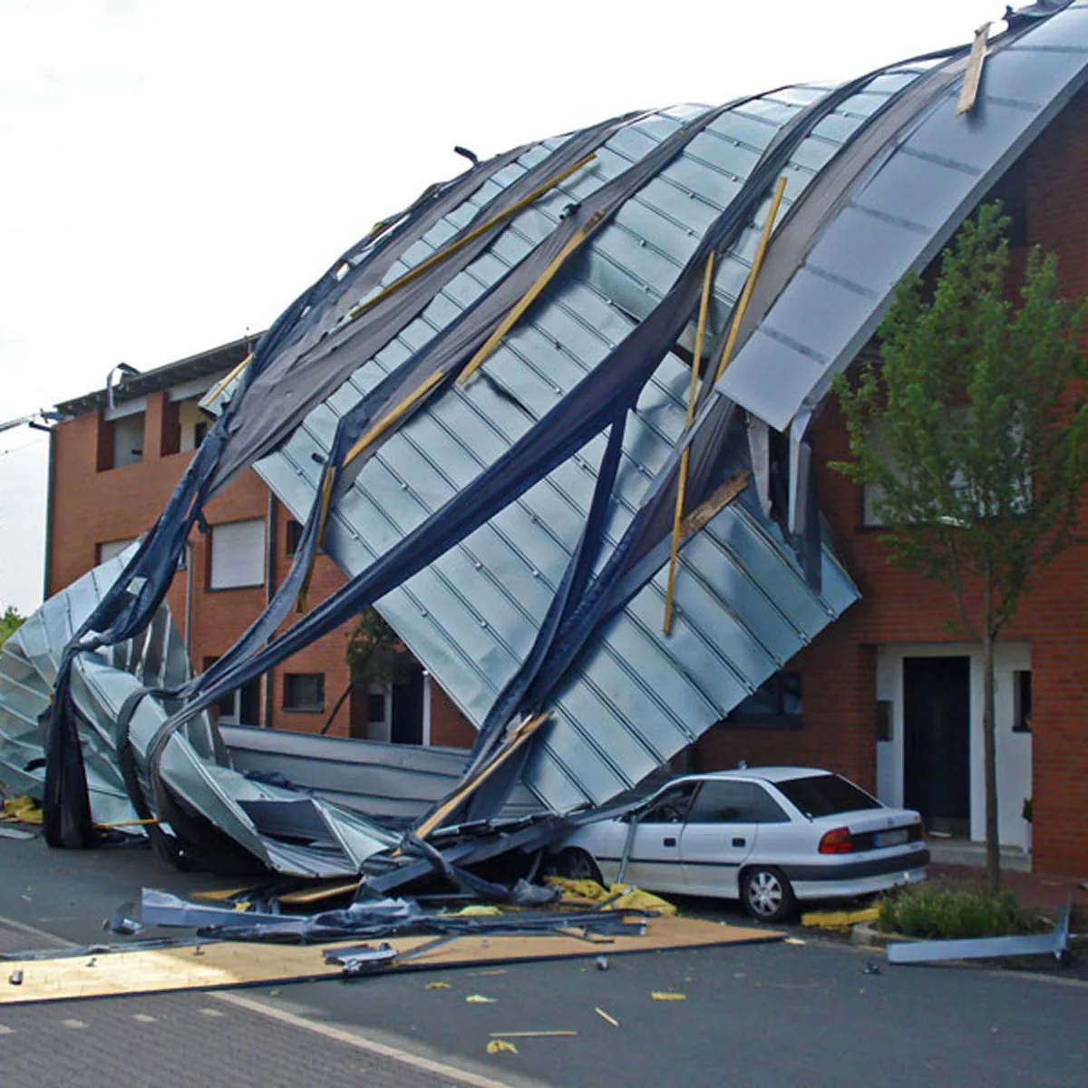 Commercial Roof Membrane Puncture Repair