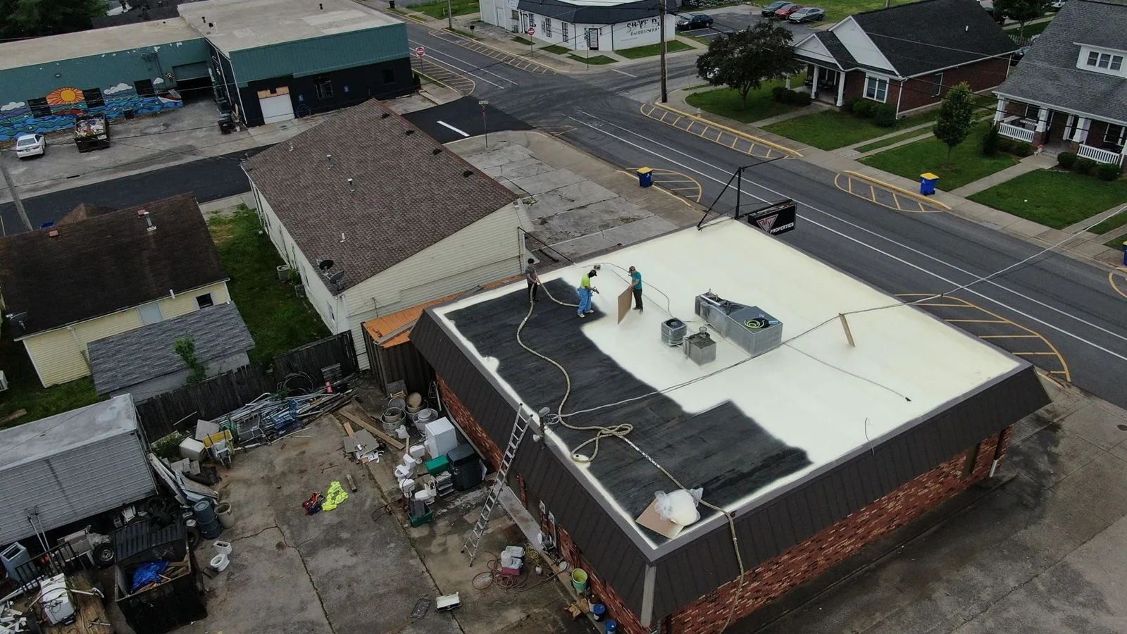 Occupied-Building Reroofing